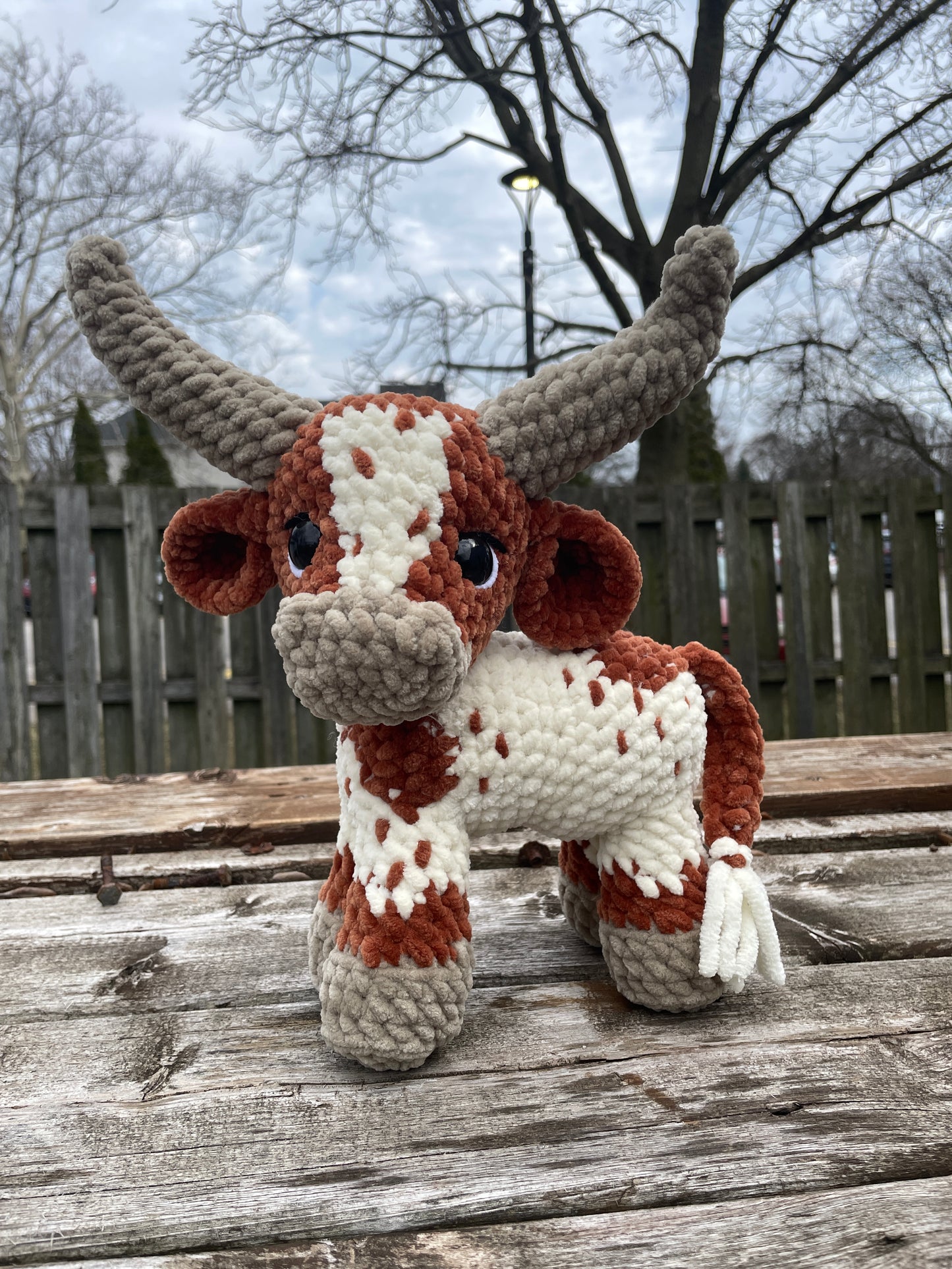 Longhorn Cow Amigurumi