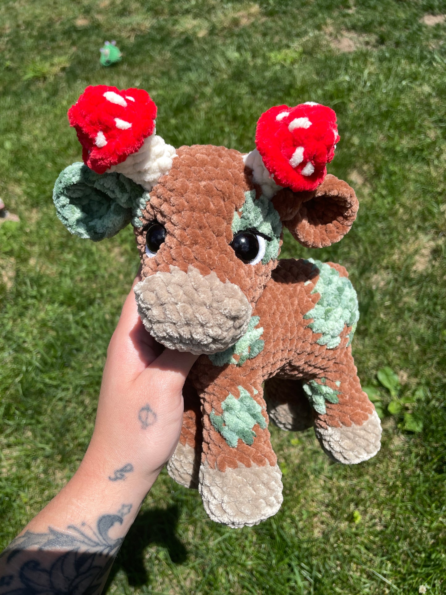 Mushroom Cow Amigurumi