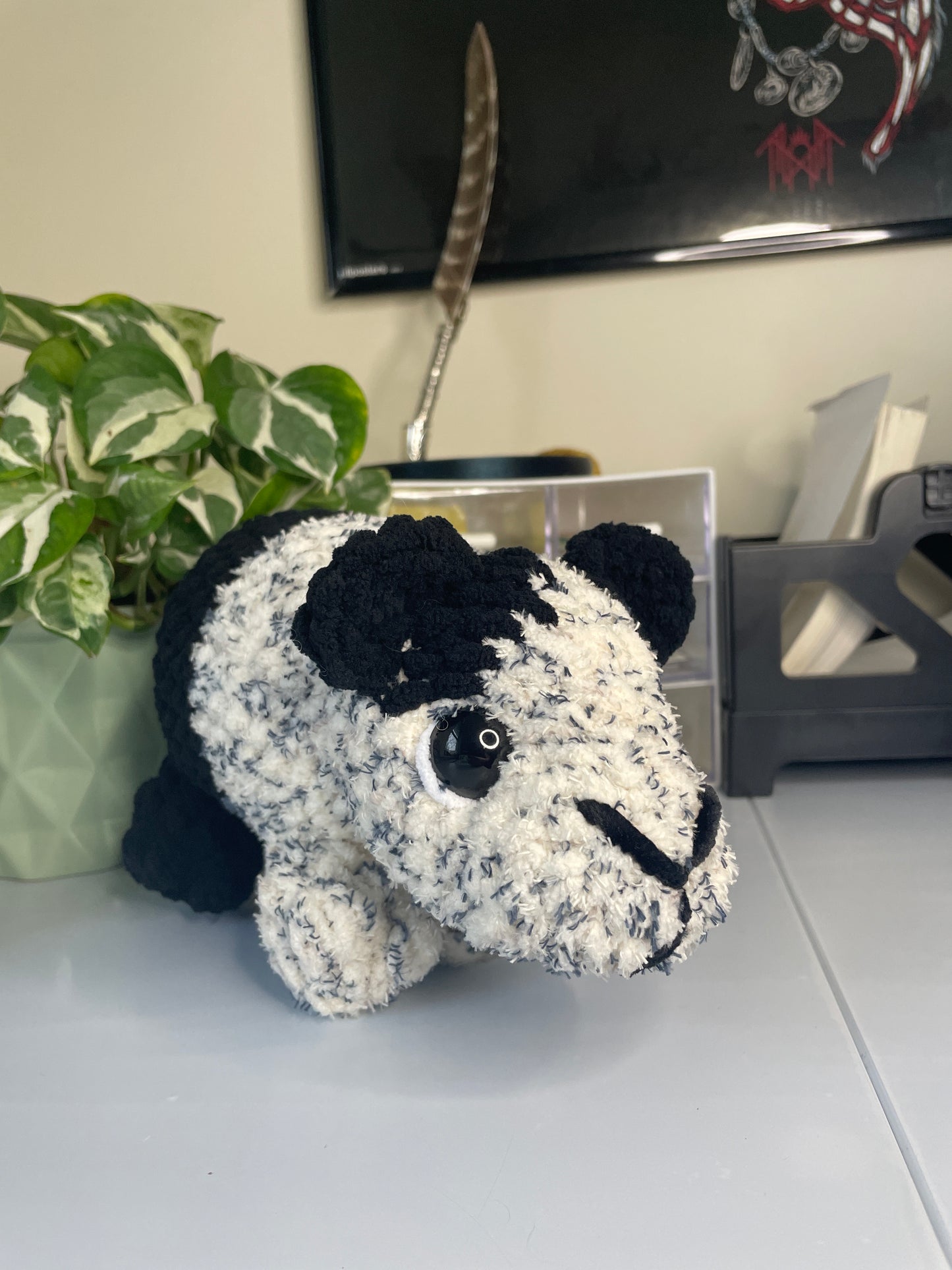 Cookies n Cream Guinea Pig Amigurumi