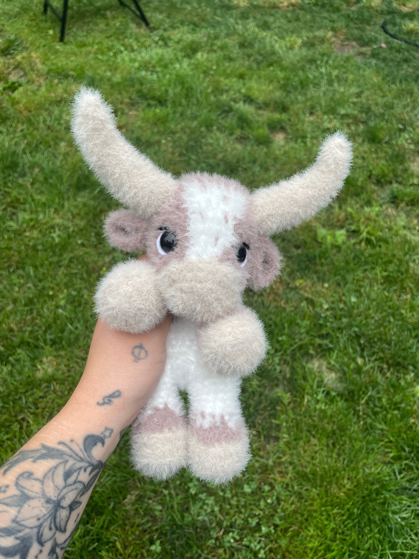 Fluffy Longhorn Amigurumi