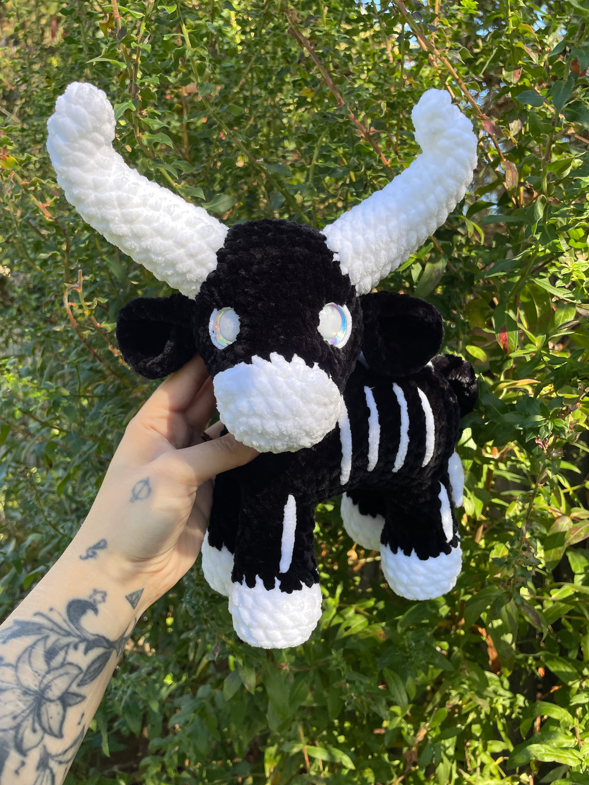 Skeleton Cow Amigurumi