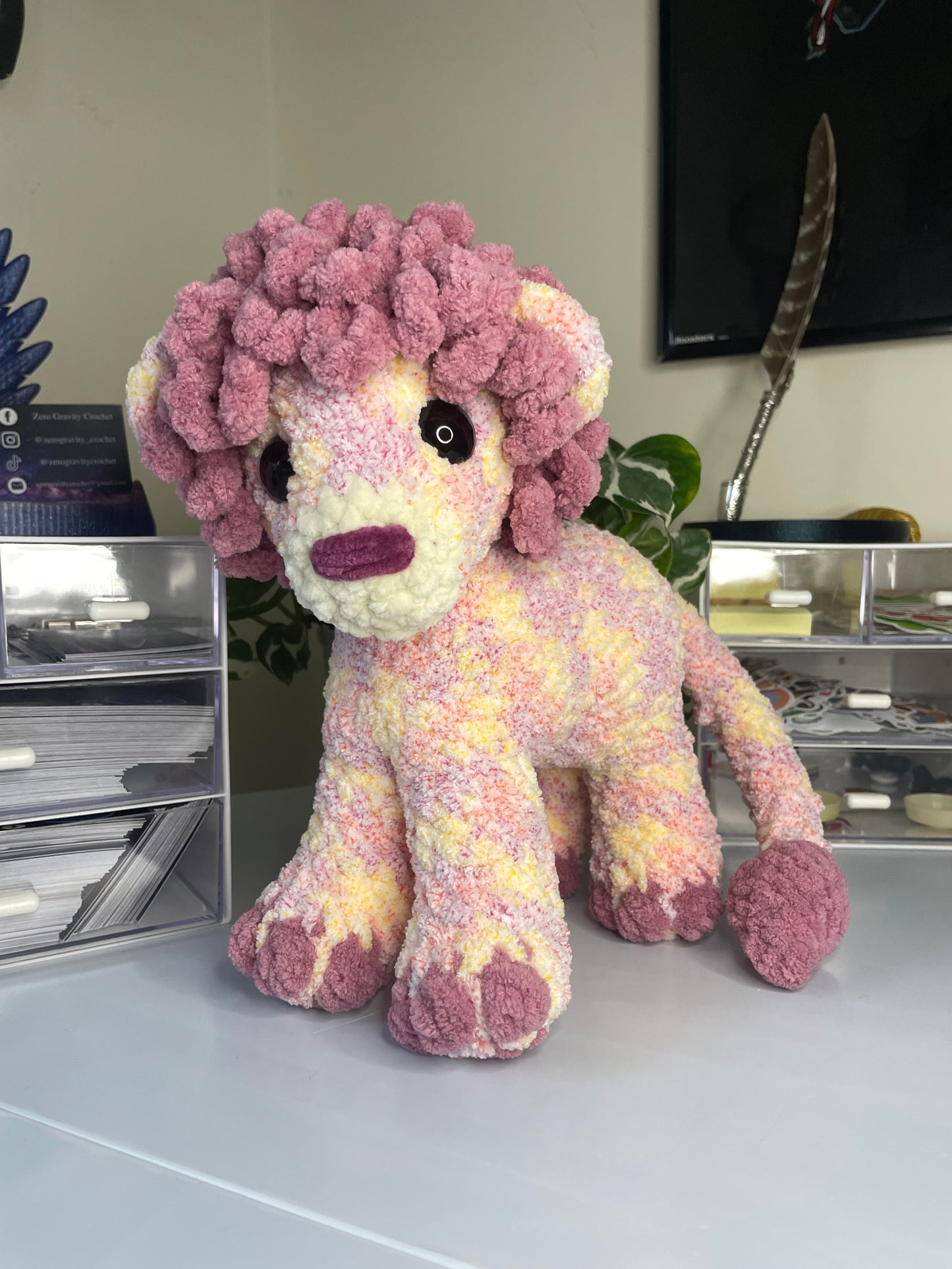 Sunset Lion Amigurumi