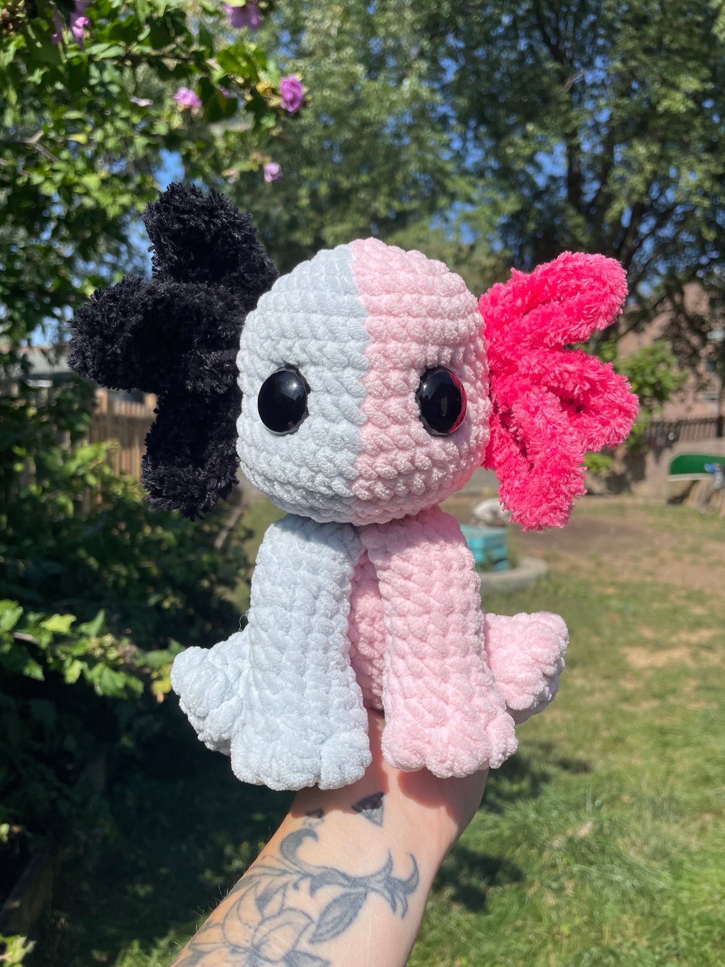 Chimera Axolotl Amigurumi