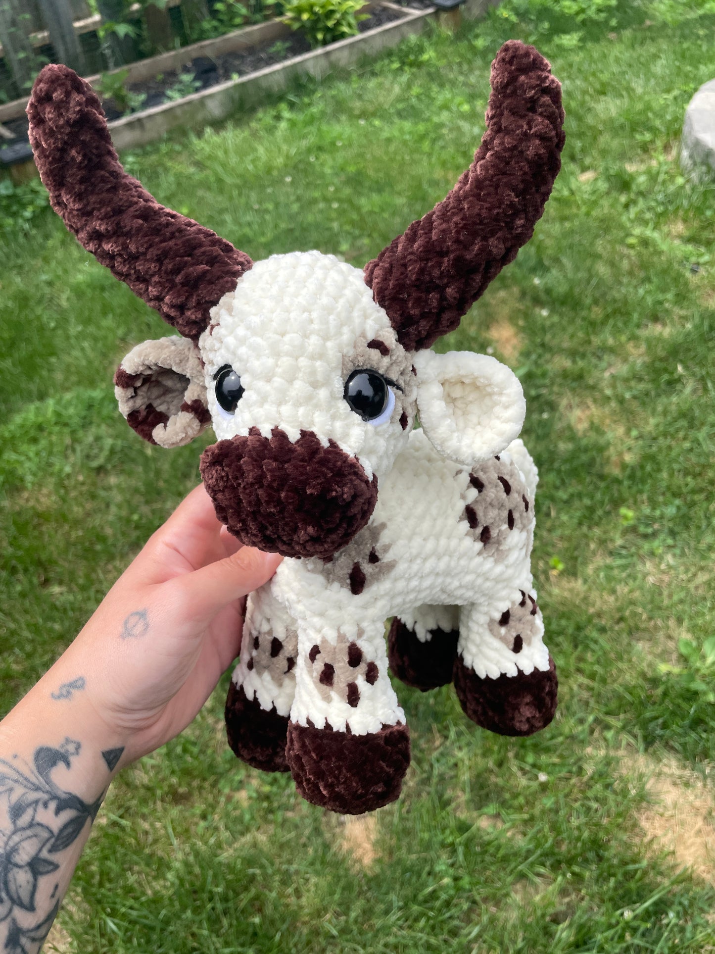 Cookie Dough Cow Amigurumi