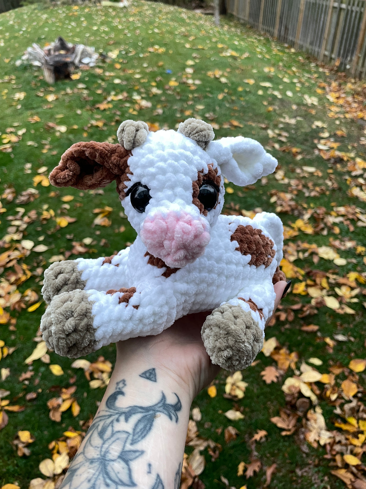 Brown Baby Cow Amigurumi