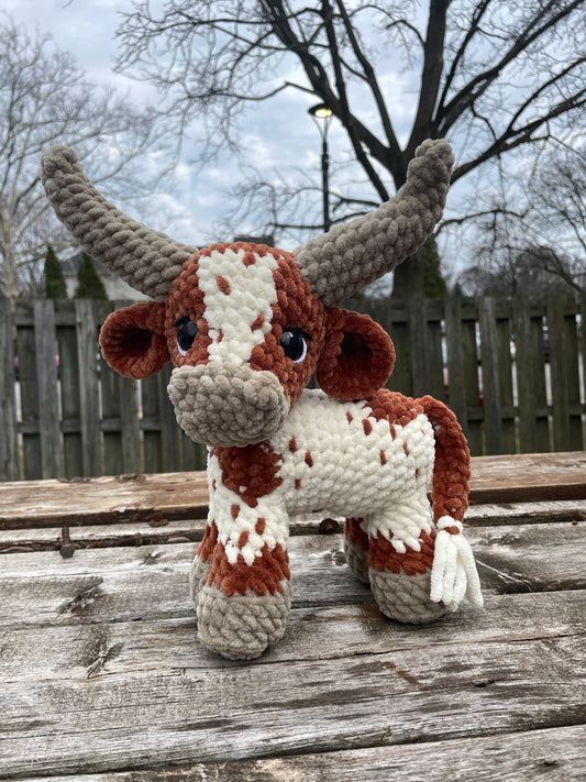 Longhorn Cow Amigurumi