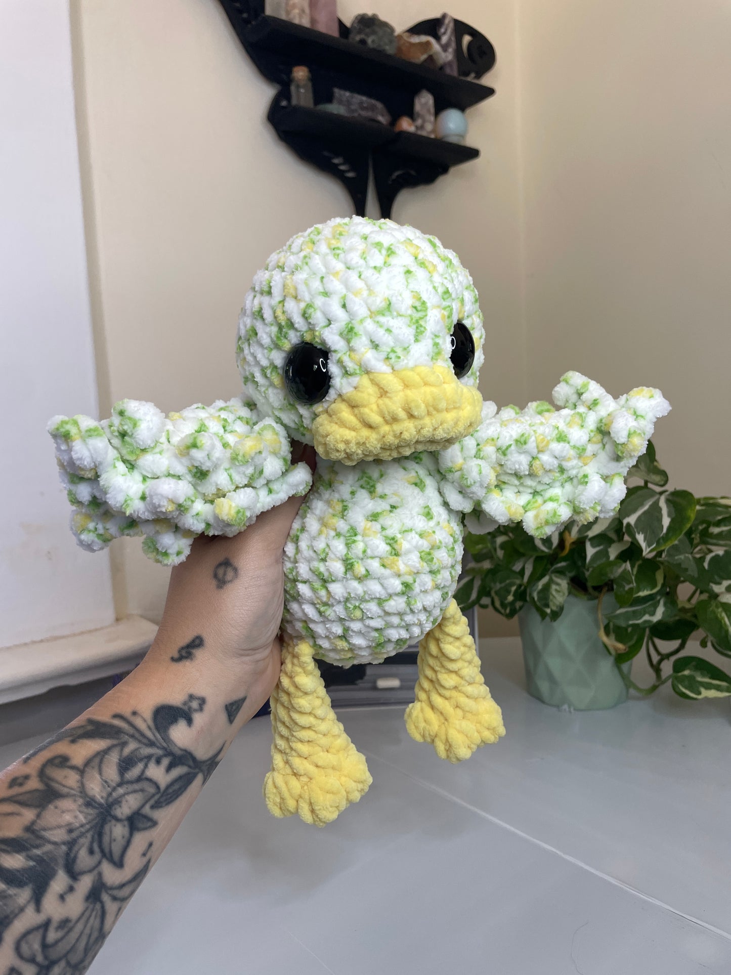 Floral Duck Amigurumi