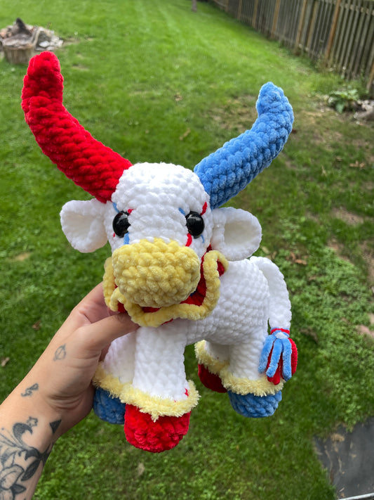 Clown Cow Amigurumi