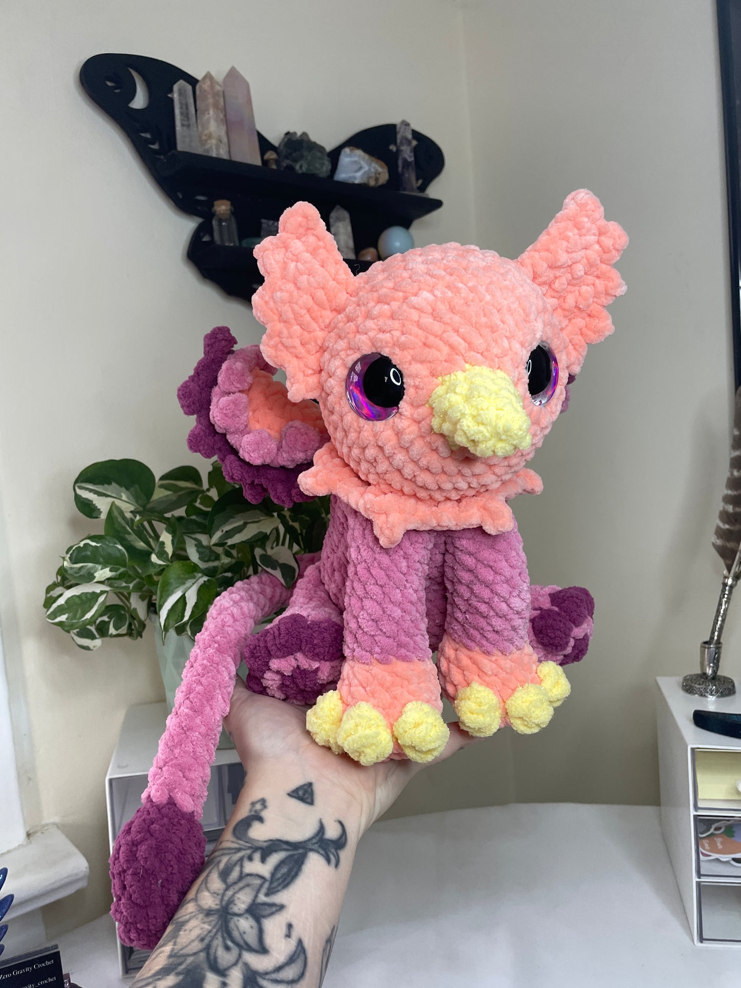 DIGITAL PDF | Low Sew Griffin Crochet Amigurumi Pattern