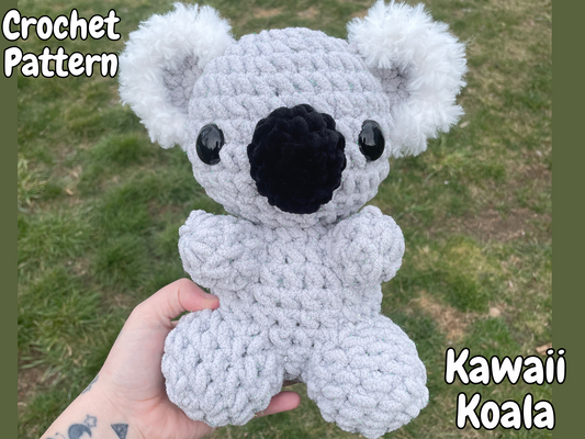 DIGITAL PDF | Kawaii Koala Bear Crochet Pattern