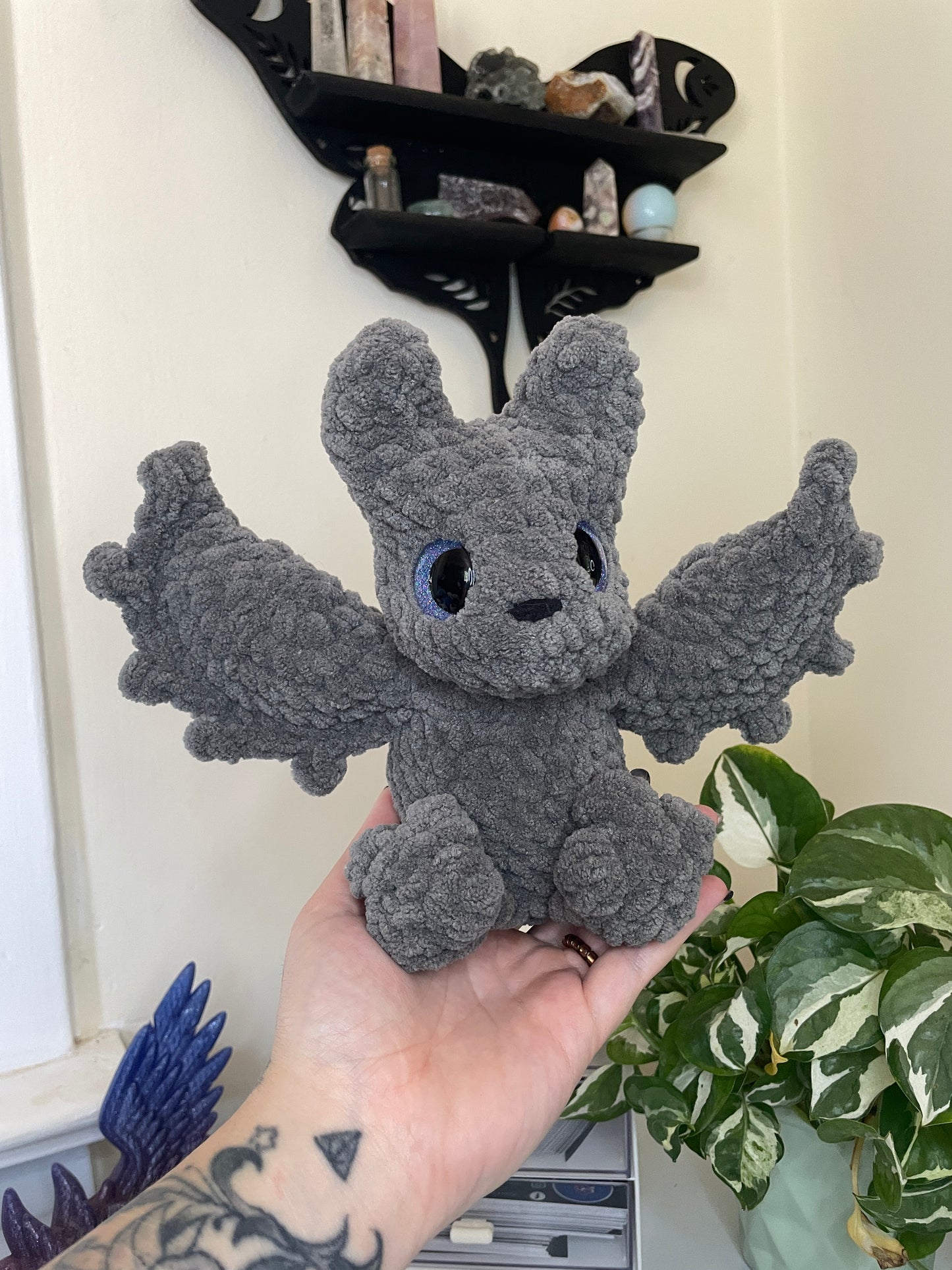 Grey Bat Amigurumi