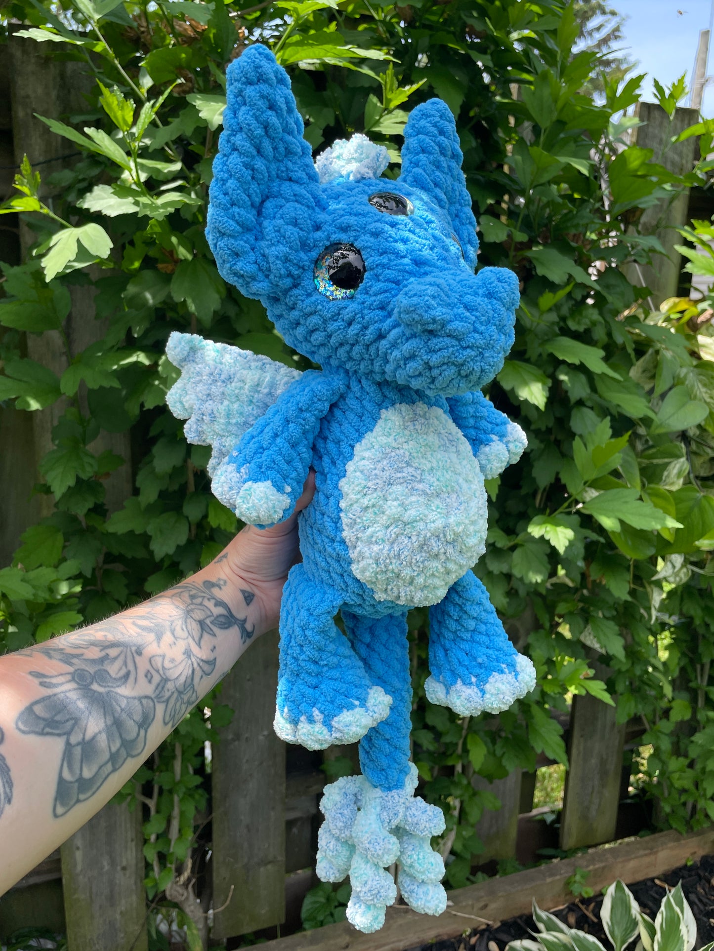 DIGITAL PDF | Sapphire The Dragon Crochet Amigurumi Pattern