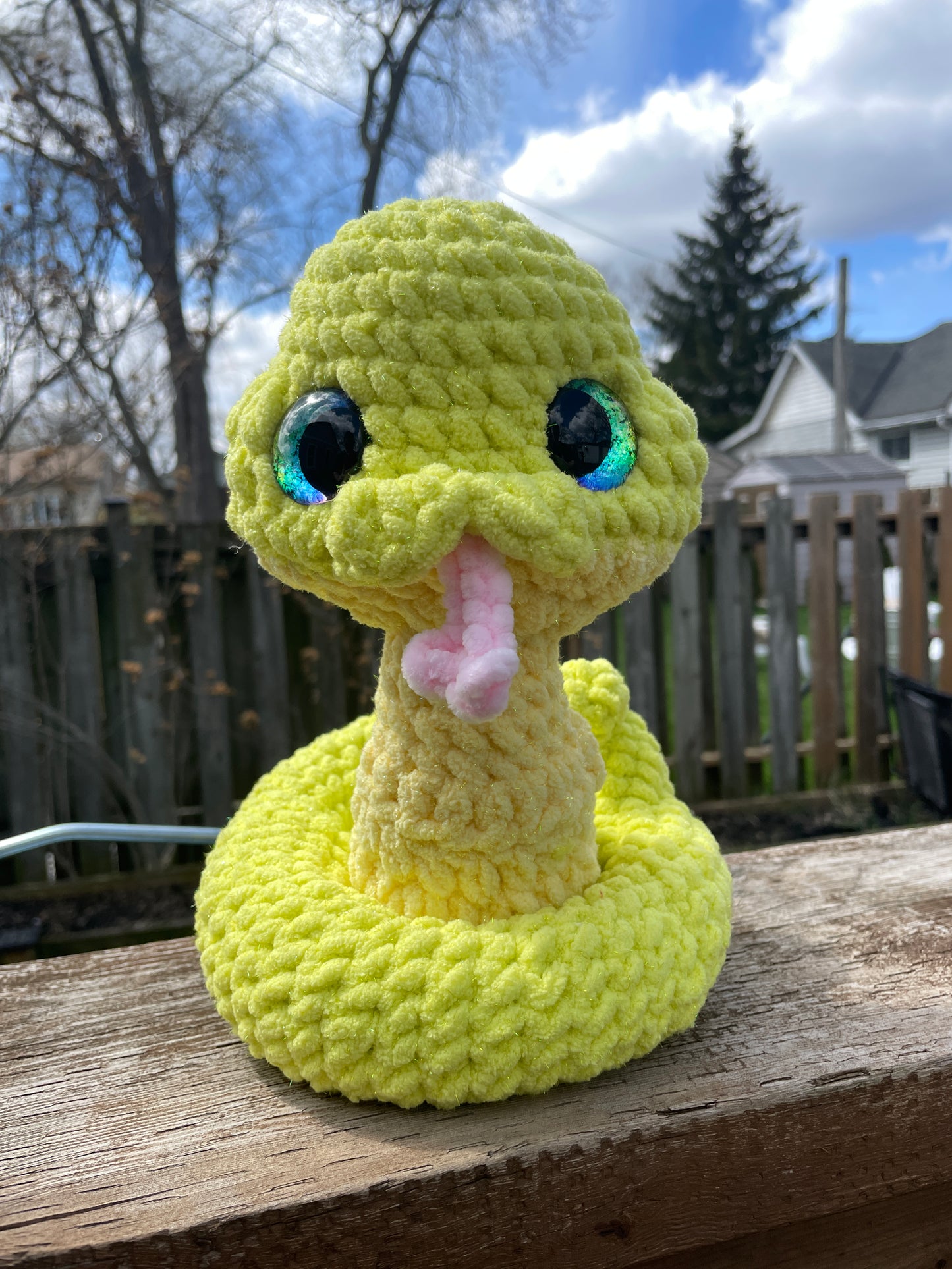 Green Snake Amigurumi