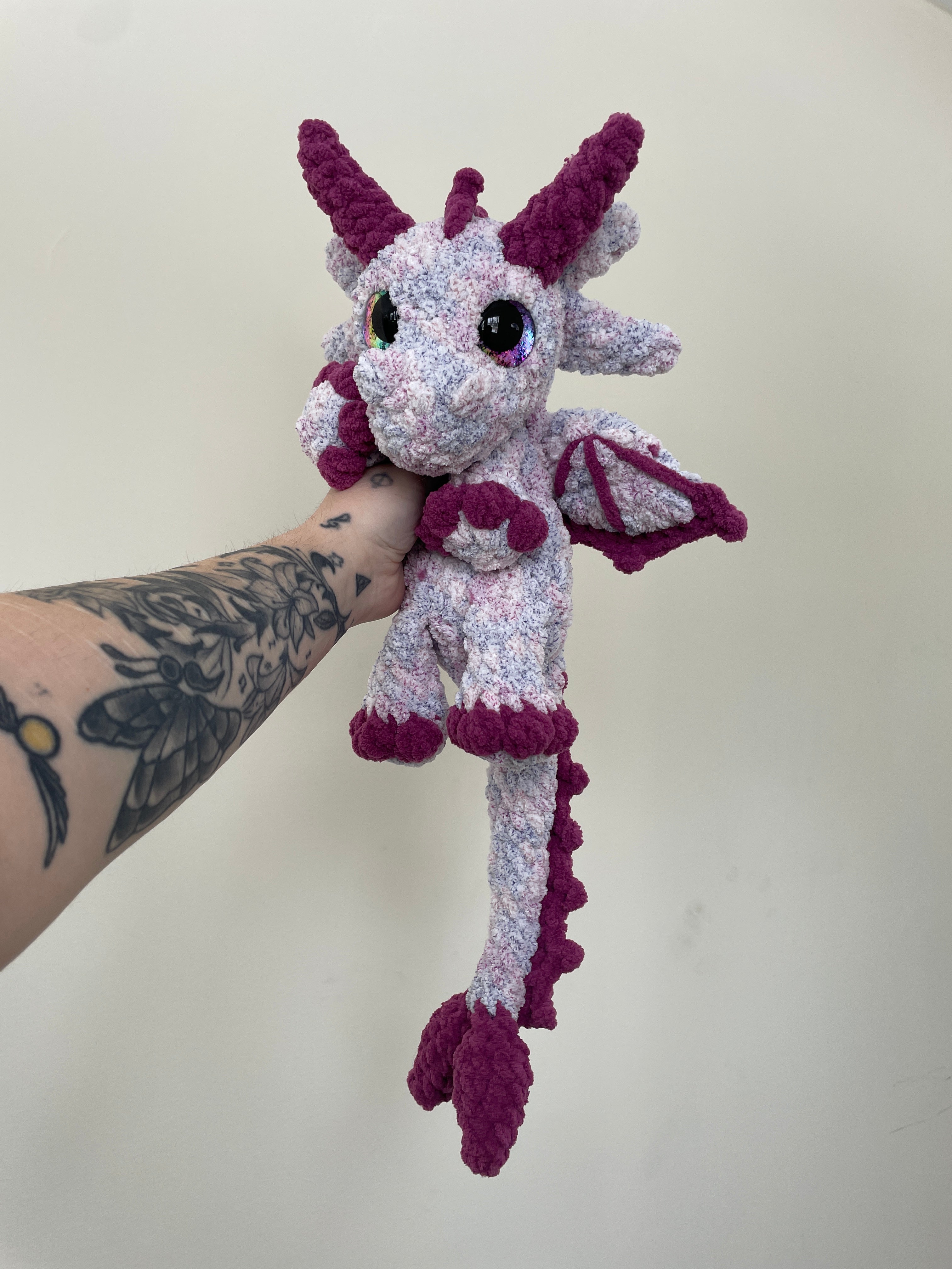 DIGITAL PDF | Neptune The Dragon Snuggler Crochet Amigurumi