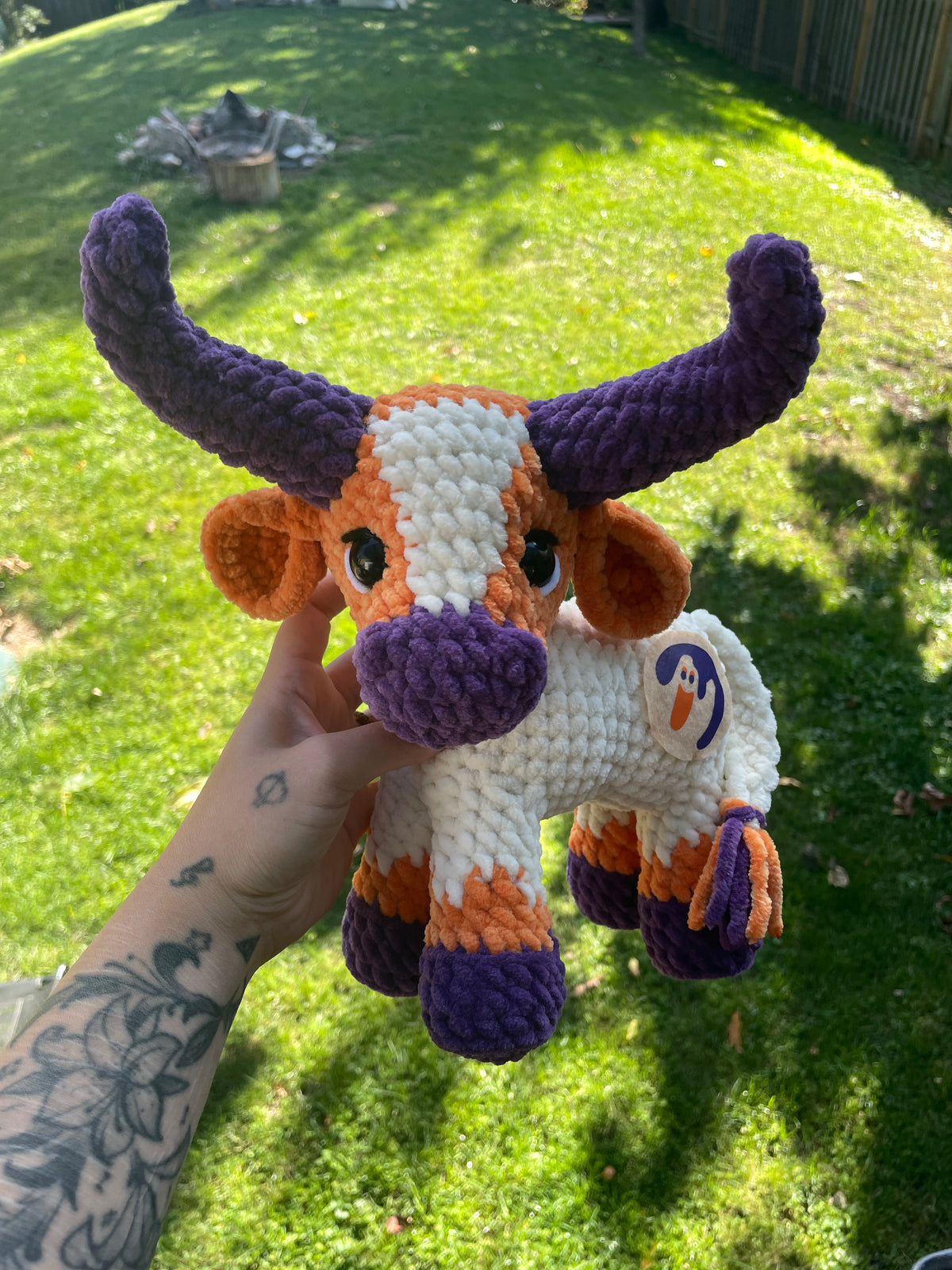 Halloween Cookie Cow Amigurumi