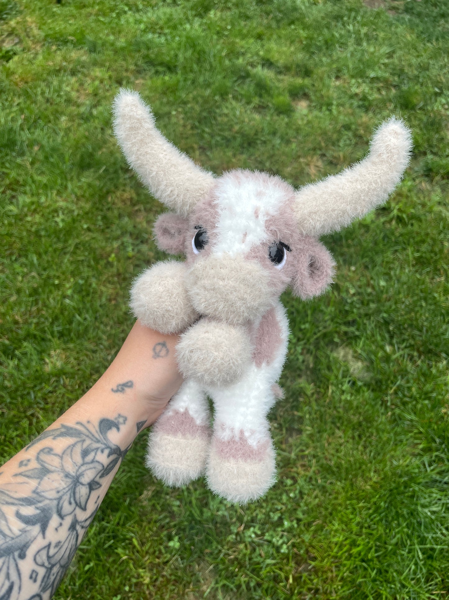 Fluffy Longhorn Amigurumi