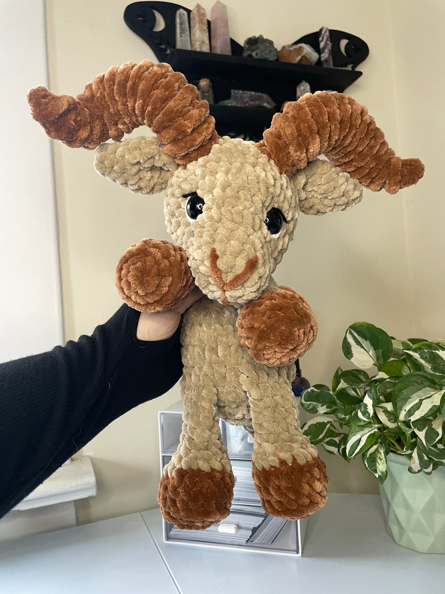 DIGITAL PDF | 2in1 Ram & Lamb Snuggler Crochet Amigurumi Pattern