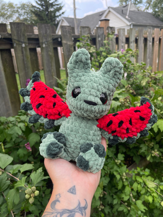Watermelon Bat Amigurumi