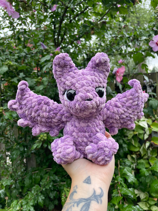 Purple Bat Amigurumi