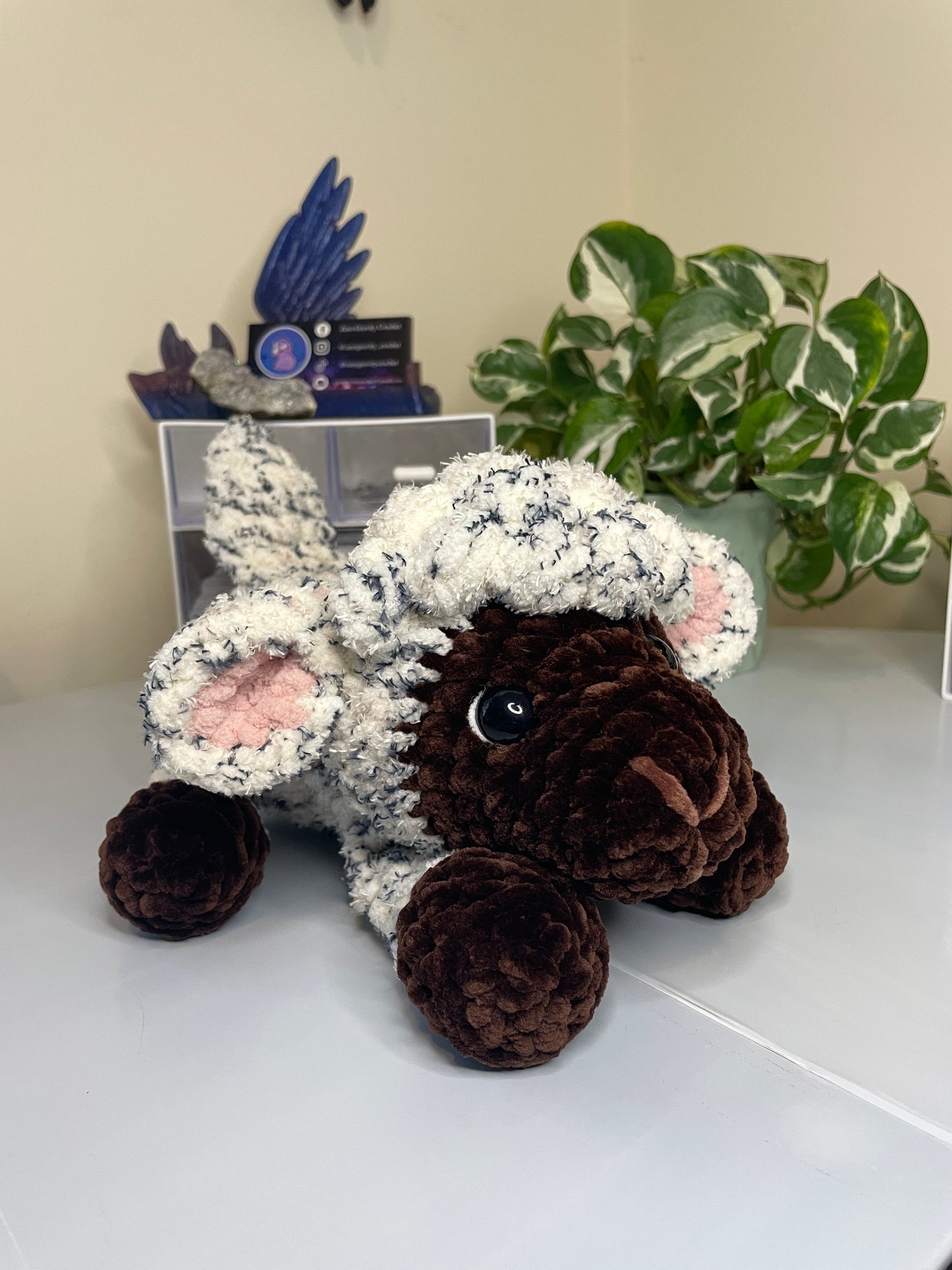 Cookies N Cream Lamb Amigurumi