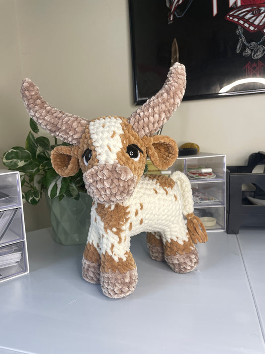 Longhorn Cow Amigurumi