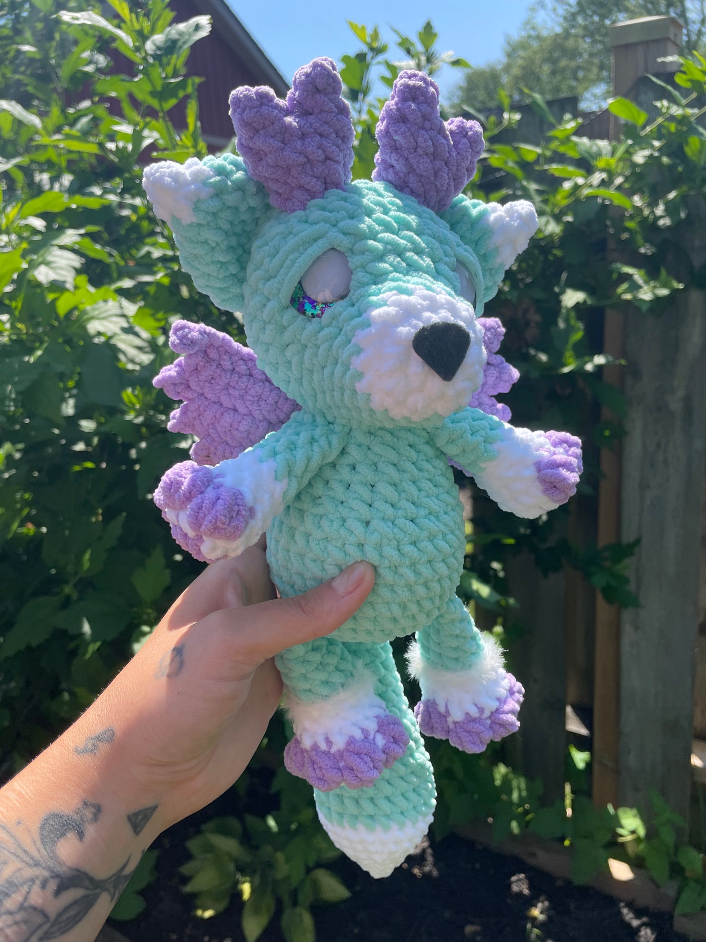 DIGITAL PDF | Briar The Fox Dragon Crochet Amigurumi Pattern
