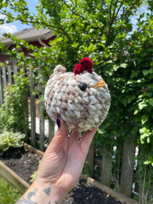Brown Chicken Amigurumi
