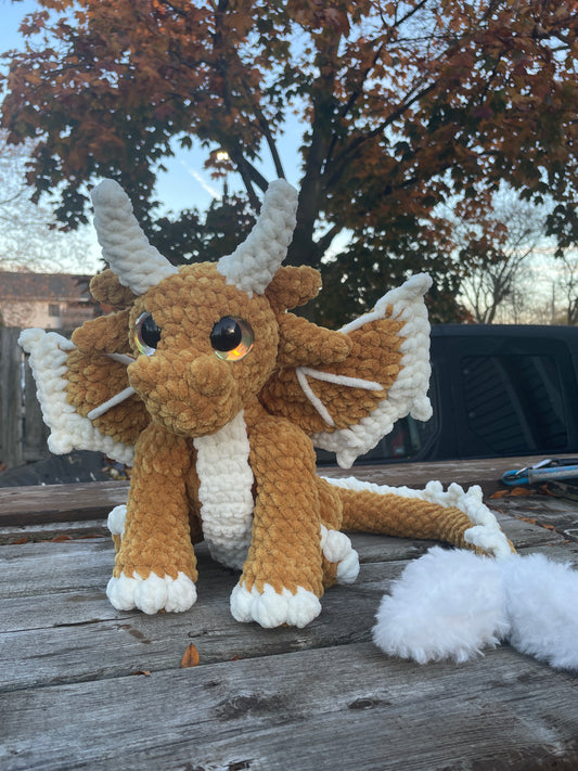 Golden Dragon Amigurumi