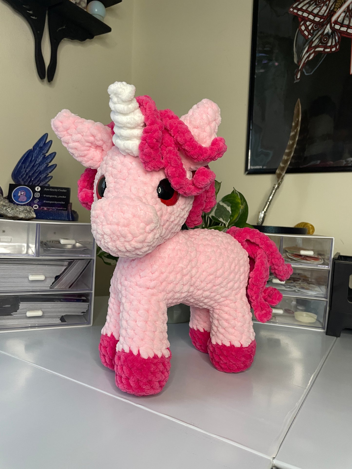 Pink Unicorn Amigurumi