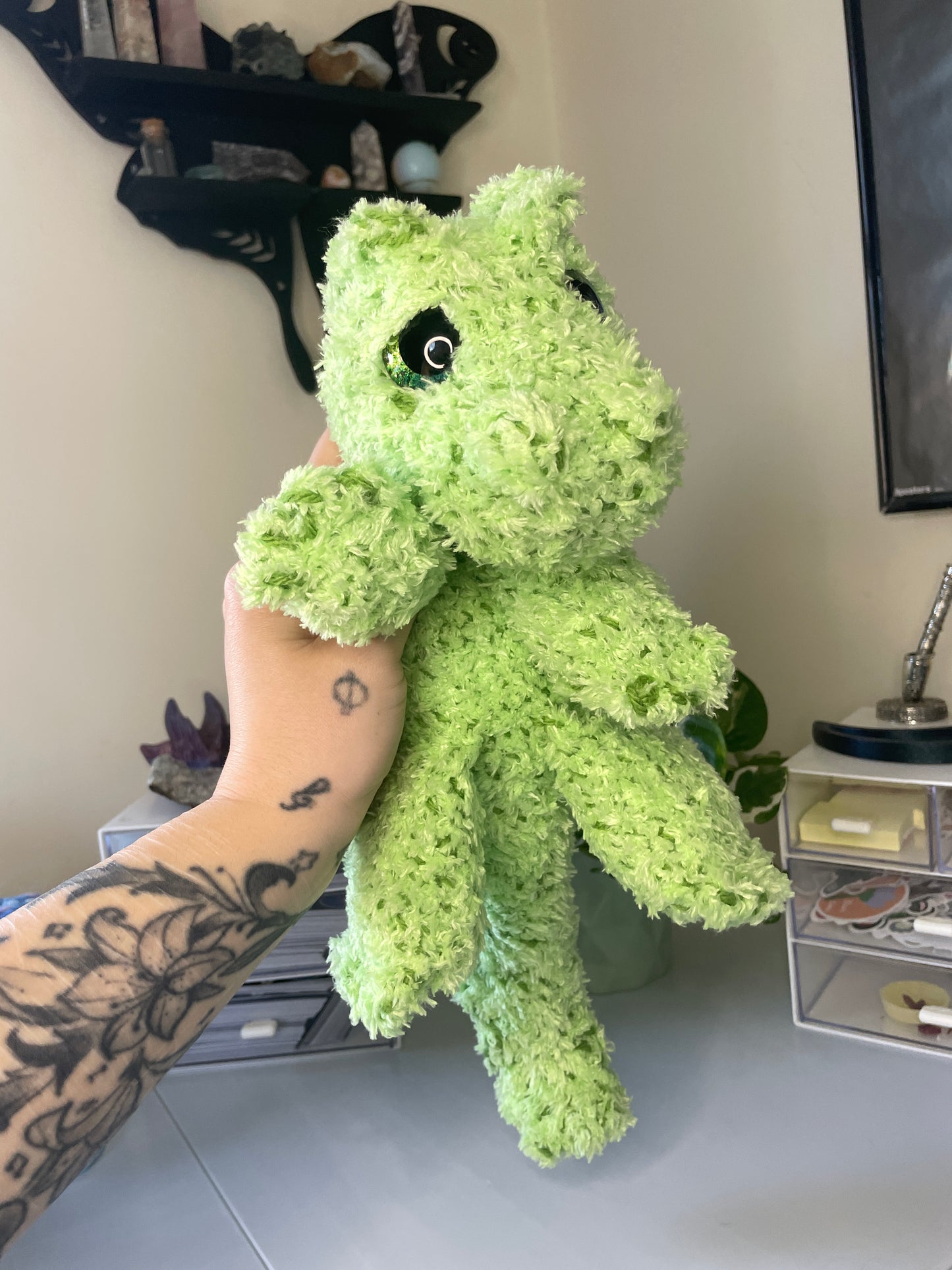 Fluffy Crocodile Amigurumi