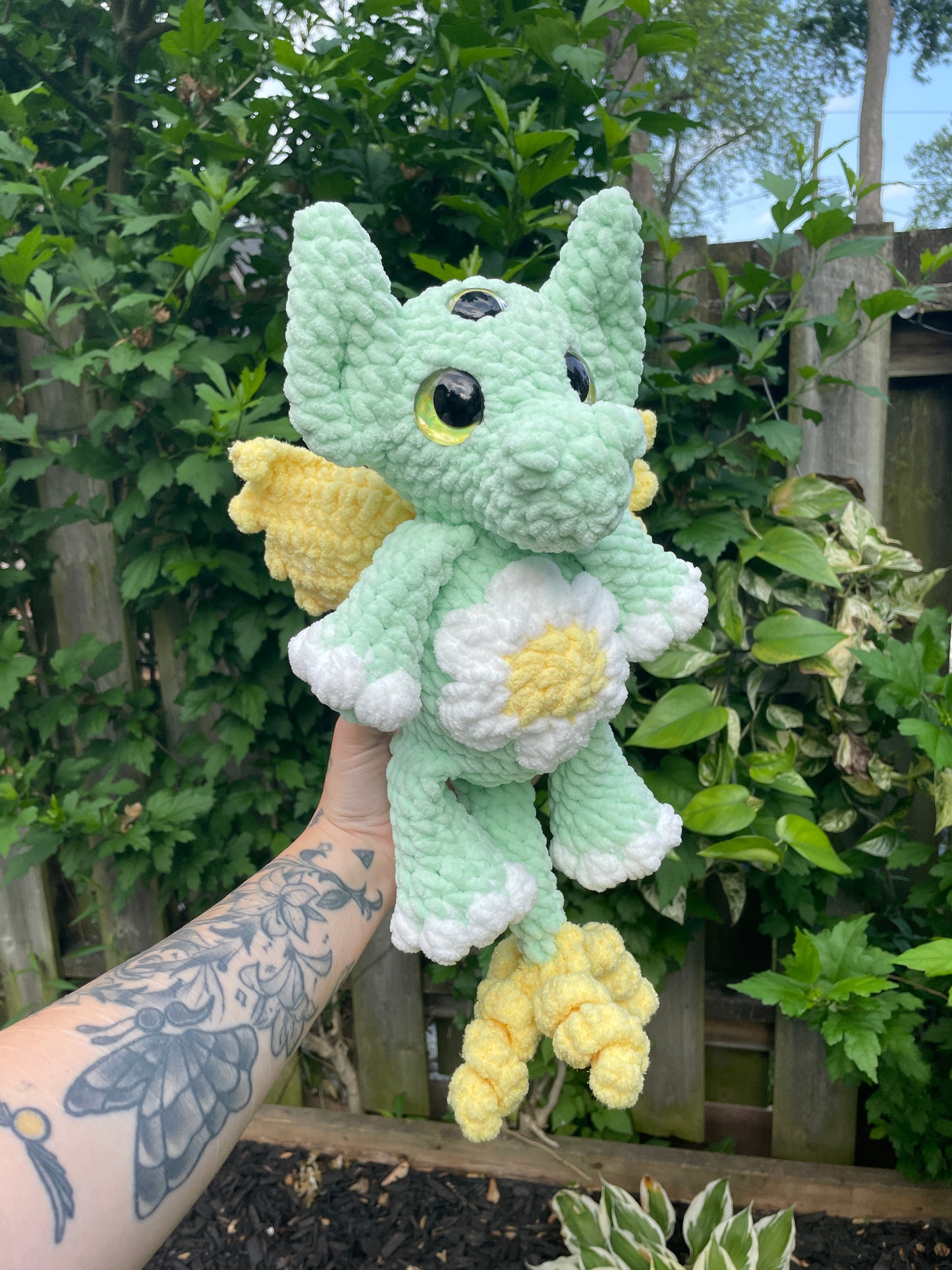 DIGITAL PDF | Sapphire The Dragon Crochet Amigurumi Pattern