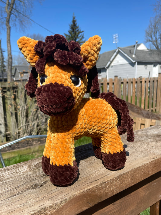 Buckskin Horse Amigurumi