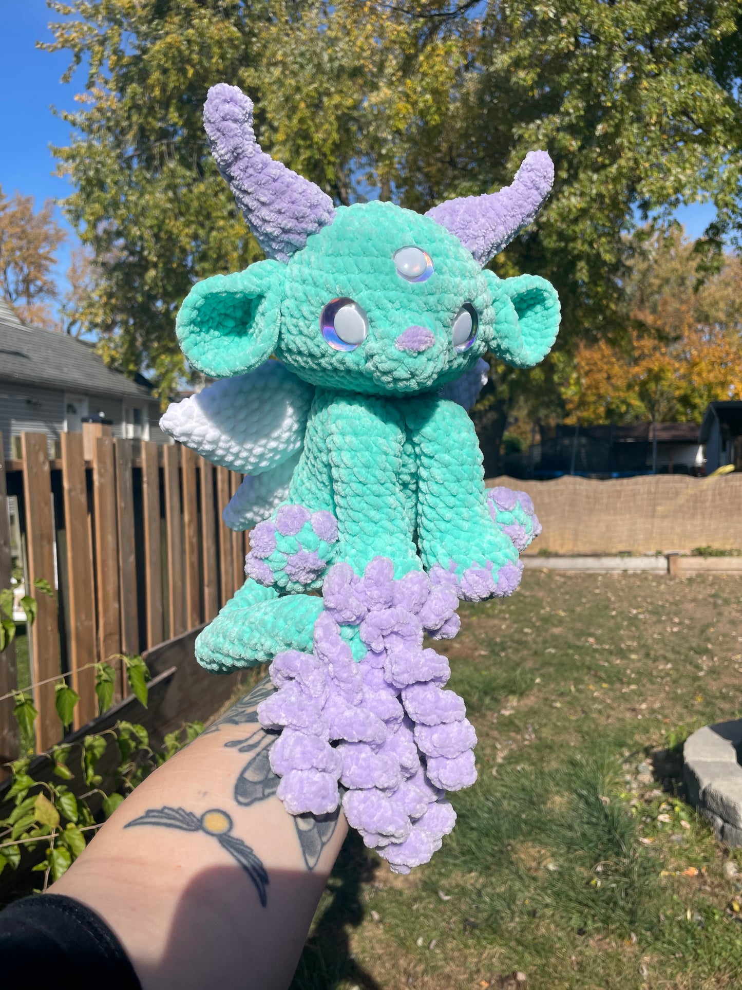 Teal Celestial Fairy Amigurumi