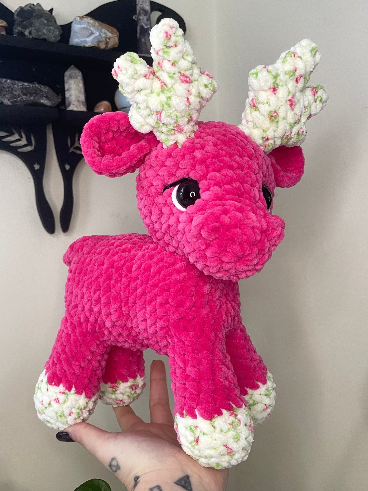 Floral Moose Amigurumi