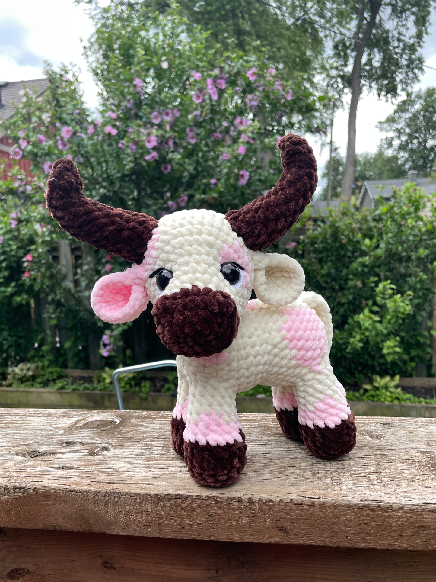 Neapolitan Cow Amigurumi