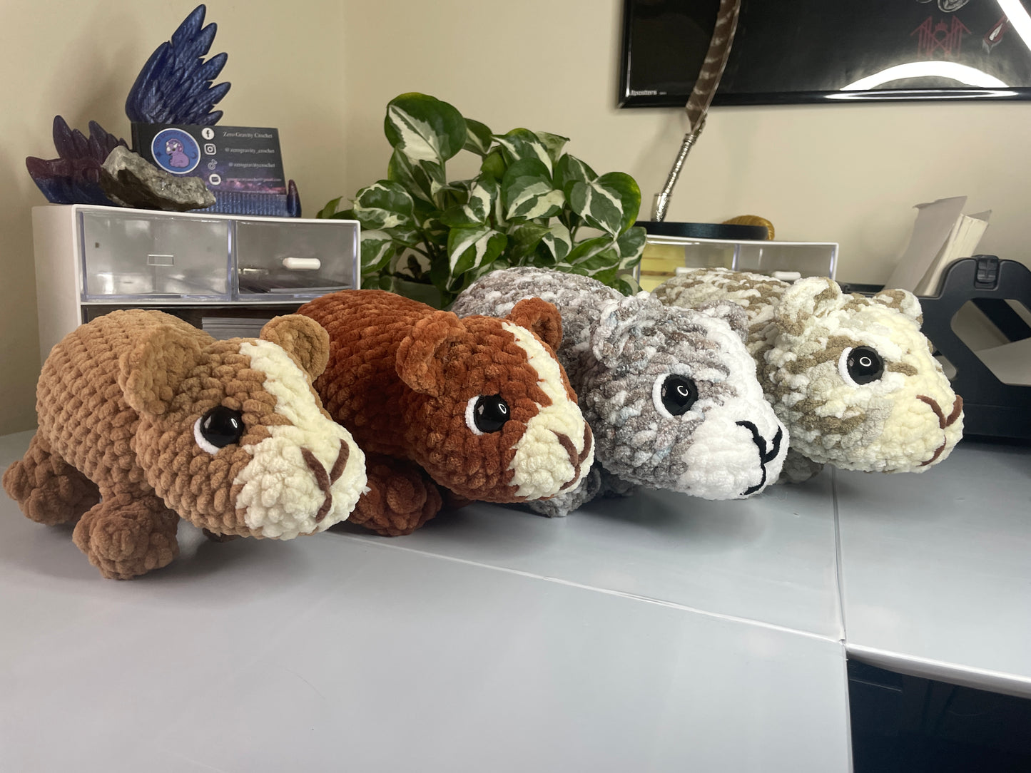 DIGITAL PDF | Low Sew Guinea Pig Crochet Amigurumi Pattern