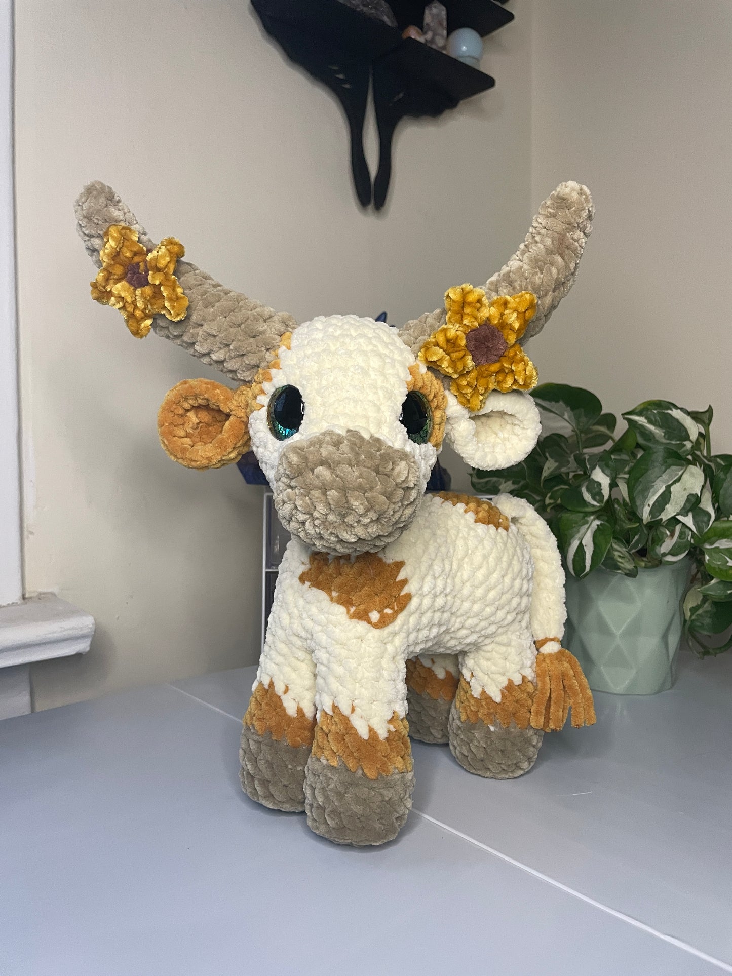 DIGITAL PDF | 3in1 Cow Bundle Crochet Amigurumi Pattern | Longhorn, Holstein, Highland