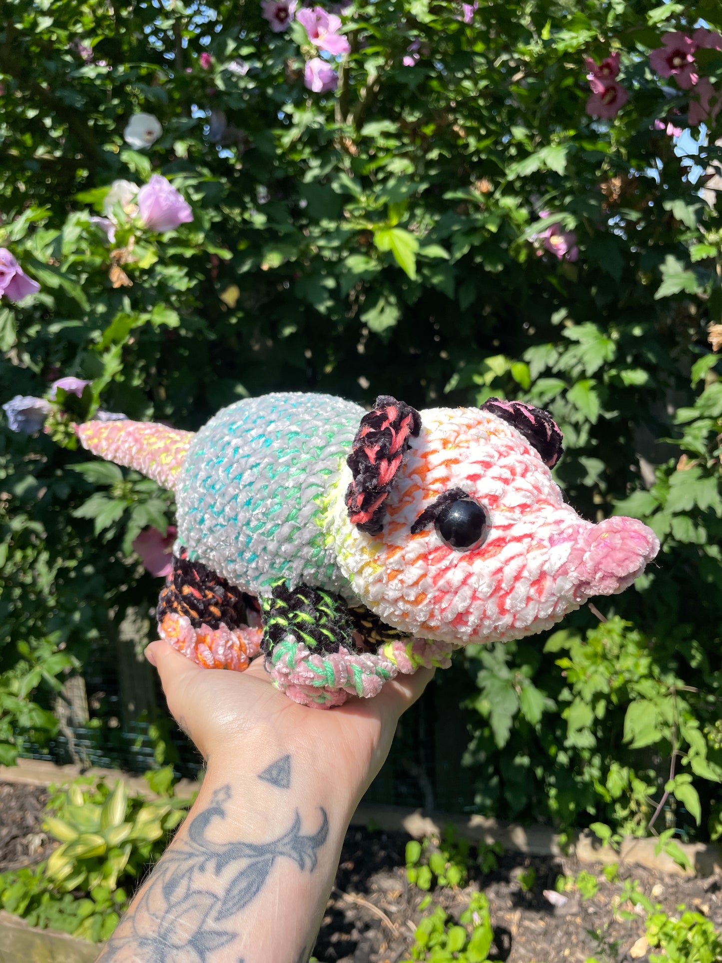 DIGITAL PDF | Polly The No Sew Standing Opossum Crochet Amigurumi Pattern