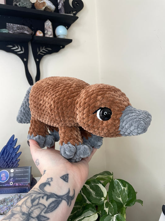 Brown Platypus Amigurumi