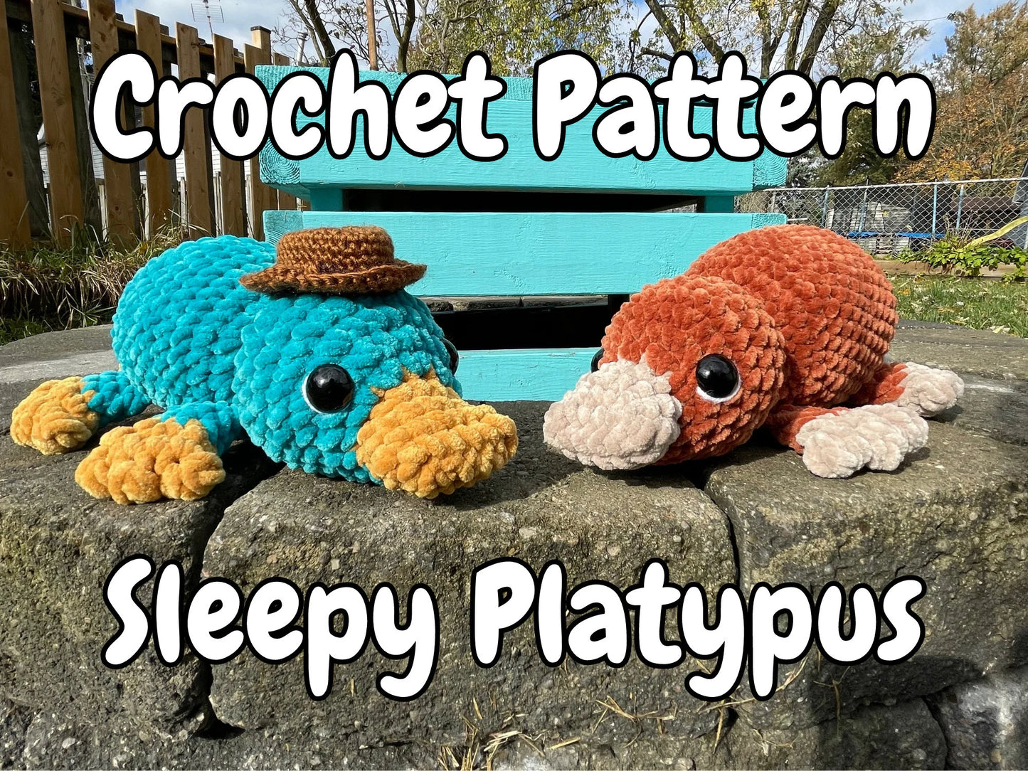 DIGITAL PDF | Sleepy Platypus Crochet Pattern